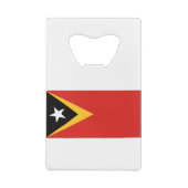 Oost-Timor Creditkaart Flessenopener (Achterkant)