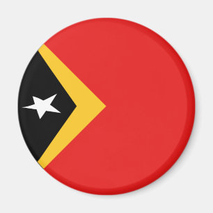 Oost-Timor Fisheye Vlagmagneet Magneet