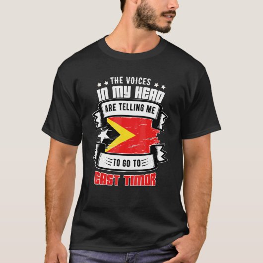 Oost-Timor in mijn hoofd T-shirt (Voorkant)