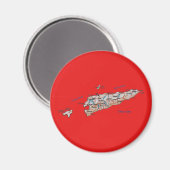 Oost-Timor Kaartmagneet Magneet (Voorkant / Achterkant)
