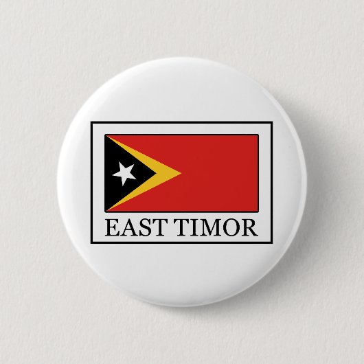 Oost-Timor knoop Ronde Button 5,7 Cm (Voorkant)