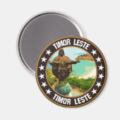Oost-Timor Magneet (Voorkant / Achterkant)