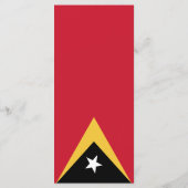 Oost-Timor Menu (Achterkant)