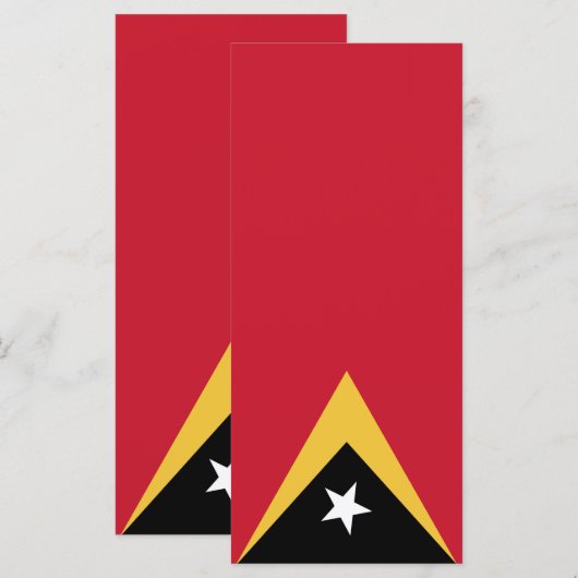 Oost-Timor Menu (Voorkant / Achterkant)