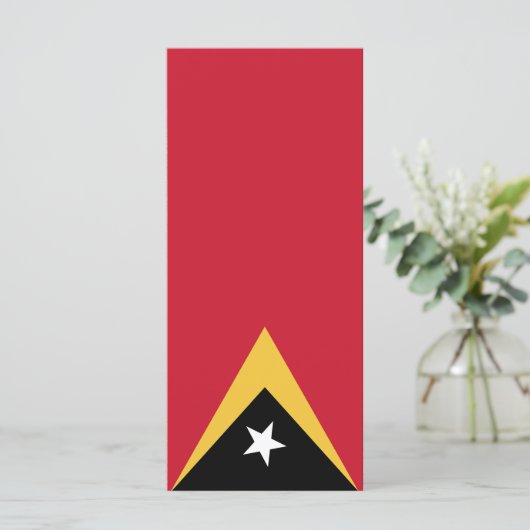 Oost-Timor Menu (Staand voorkant)