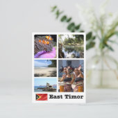 Oost-Timor - Mozaïek - Briefkaart (Staand voorkant)