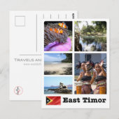 Oost-Timor - Mozaïek - Briefkaart (Voorkant / Achterkant)