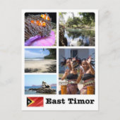 Oost-Timor - Mozaïek - Briefkaart (Voorkant)