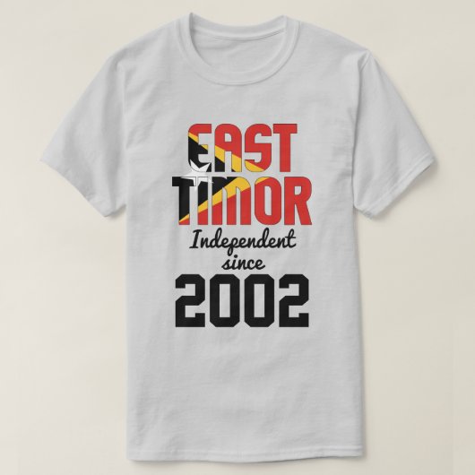 Oost-Timor - Onafhankelijkheidsfeestdag T-shirt (Design voorkant)