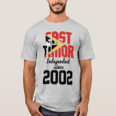 Oost-Timor - Onafhankelijkheidsfeestdag T-shirt (Voorkant)