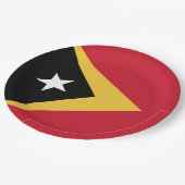 Oost-Timor Papieren Bordje (Gekanteld)