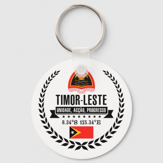 Oost-Timor Sleutelhanger (Voorkant)