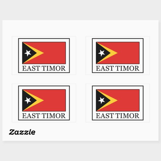 Oost-Timor sticker (Vel)