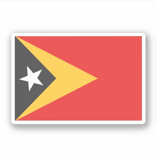 Oost-Timor Sticker (Voorkant)
