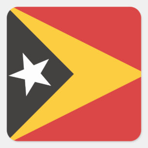Oost-Timor Vierkante Sticker