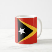 Oost-Timor Vlag Keramische Mok (Voorkant rechts)