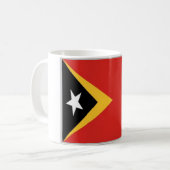 Oost-Timor - vlag - Koffiemok (Voorkant links)
