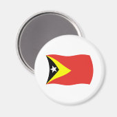 Oost-Timor Vlag Magnet (Voorkant / Achterkant)
