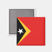 Oost-Timor Vlag Magnet (Voorkant / Achterkant)