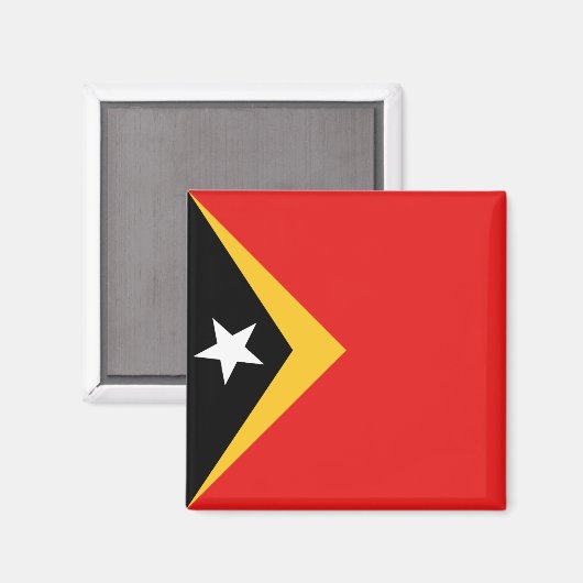 Oost-Timor Vlag Magnet (Voorkant / Achterkant)