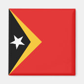 Oost-Timor Vlag Magnet (Voorkant)