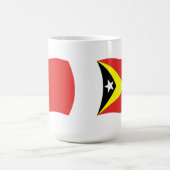 Oost-Timor Vlag Mokkop Koffiemok (Center)