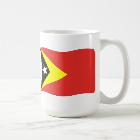 Oost-Timor Vlag Mokkop Koffiemok (Rechts)