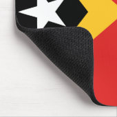 Oost-Timor Vlag Mousepad Muismat (Hoek)