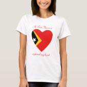 Oost-Timor Vlag Schat T-Shirt (Voorkant)