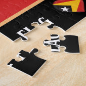 Oost-Timor Vlag & Timorese land / Oost-Timor Legpuzzel (Zijkant)