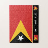 Oost-Timor Vlag & Timorese land / Oost-Timor Legpuzzel (Verticaal)