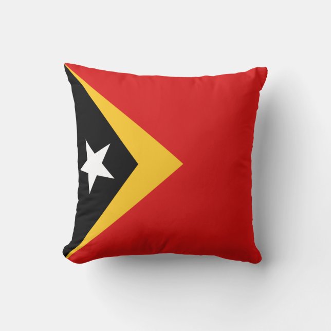 Oost-Timor vlag x vlag Pillow Kussen (Voorkant)