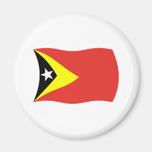 Oost-Timor Vlagmagneet Magneet (Voorkant)