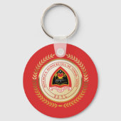 Oost-Timor Wapenschild Sleutelhanger (Achterkant)
