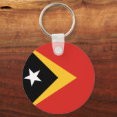 Oost-Timorese Button Sleutelhanger (Voorkant)