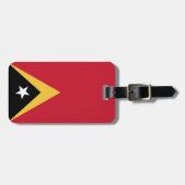 Oost-Timorese vlag Bagagelabel (Voorkant horizontaal)