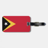 Oost-Timorese vlag Bagagelabel (Achterkant horizontaal)