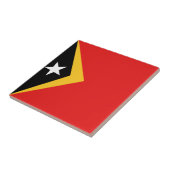 Oost-Timorese Vlag Keramische Tegels Tegeltje (Zijkant)