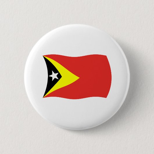 Oost-Timorese Vlag Knop Ronde Button 5,7 Cm (Voorkant)