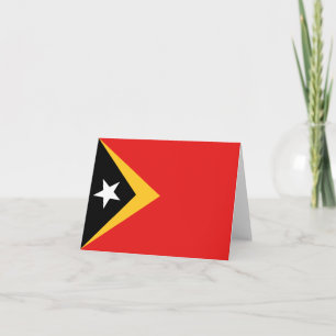 Oost-Timorese Vlag Notitiekaart