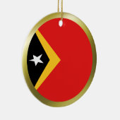 Oost-Timorese Vlag Ornament (Rechts)