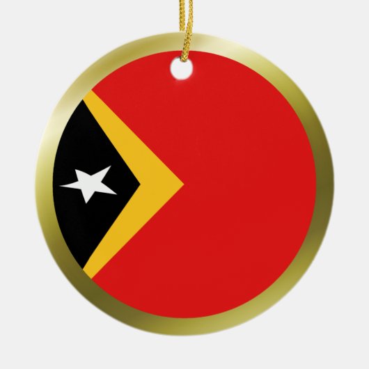 Oost-Timorese Vlag Ornament (Voorkant)