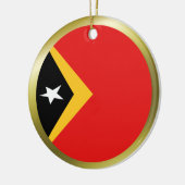 Oost-Timorese Vlag Ornament (Links)