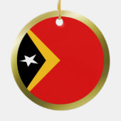 Oost-Timorese Vlag Ornament (Achterkant)