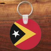 Oost-Timorese vlag Sleutelhanger (Voorkant)