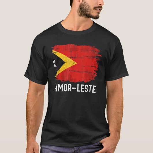 Oost-Timorese vlag T-shirt (Voorkant)