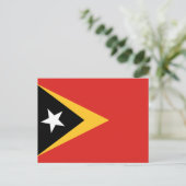 Oost-Timorese vlag, vlag van Oost-Timor Briefkaart (Staand voorkant)