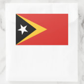 Oost-Timorese vlag, vlag van Oost-Timor Rechthoekige Sticker (Tas)
