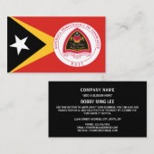 Oost-Timorese Vlag & Wapen, Oost-Timor Visitekaartje