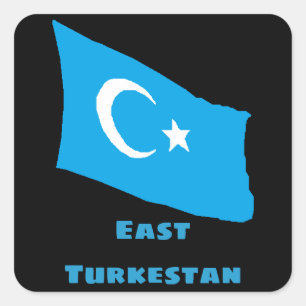 Oost-Turkestaanse vlag Sticker